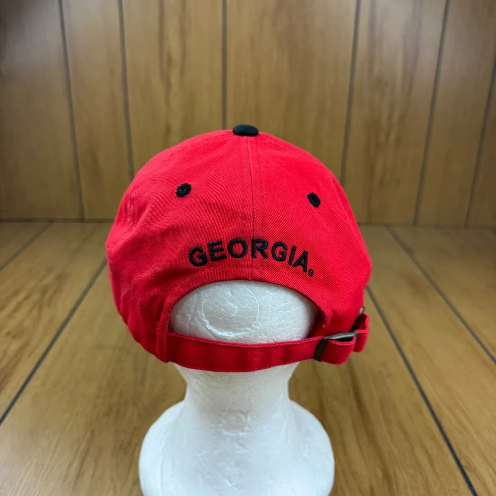 Colosseum Georgia Bulldogs Hat Red Adjustable Baseball Cap NCAA Collegiate